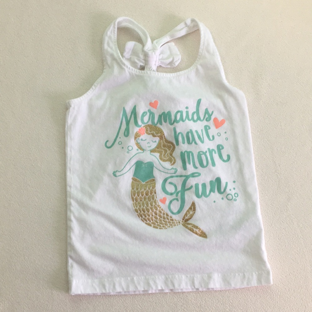 🧜🏽‍♀️ “Mermaids Have More Fun” Tank by Carter’s 🧜🏻‍♀️
